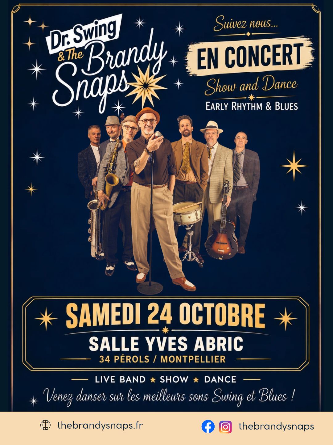Dr Swing & The Brandy Snaps en concert à Pérols Montpellier